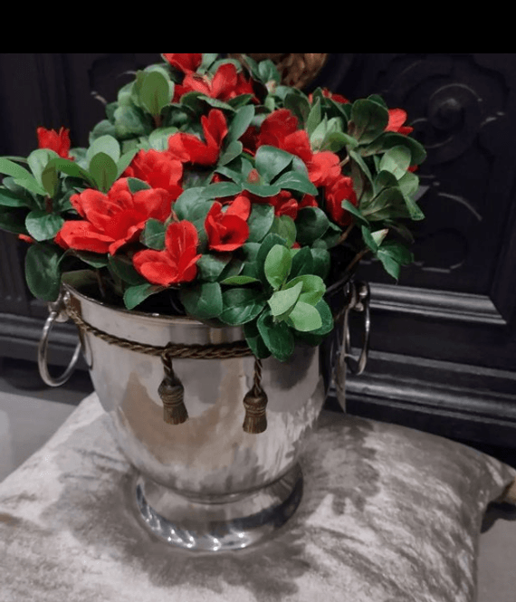 Hovedbilde Kirk Sølv Potte med gull detaljer