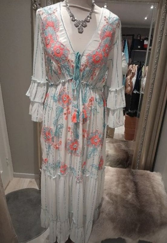 Chanelle Dress turkis rosa