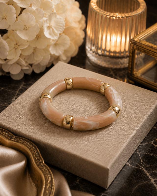Armbånd lys taupe