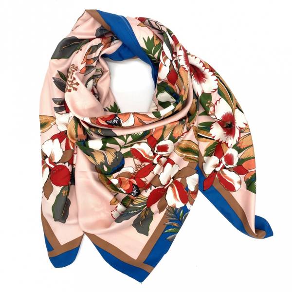 Just D Lux Skjerf Rosa Blått