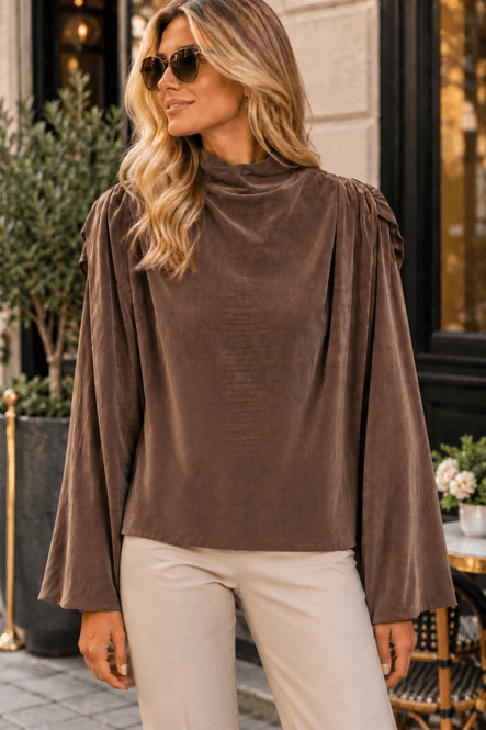 Hovedbilde Gomaye brun bluse 