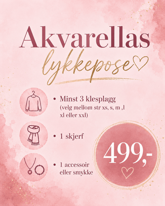 Hovedbilde Lykke poser (Bestillingsvarer som ikke kan ...