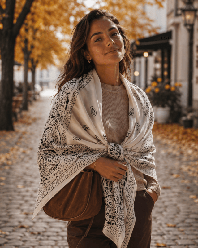 Frisko sjal beige