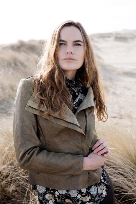 Hovedbilde Aleksander Of Norway skinnjakke dark olive