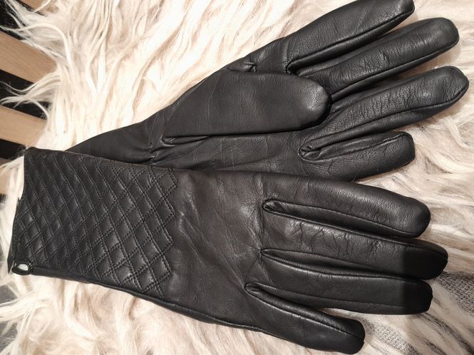 Hovedbilde MJM skinnhansker  med ruter