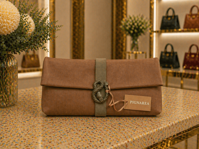 Pignarea stor clutch med slange