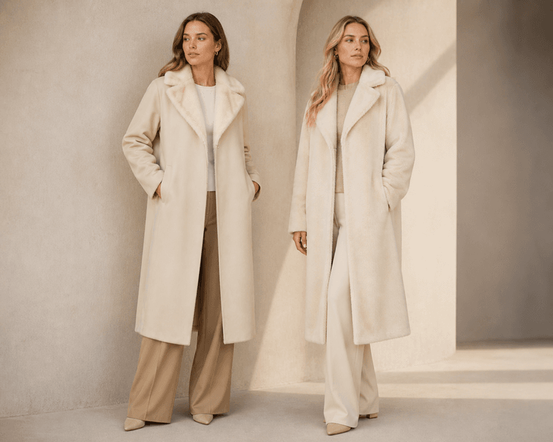 Beaumont Una Offwhite Kåpe