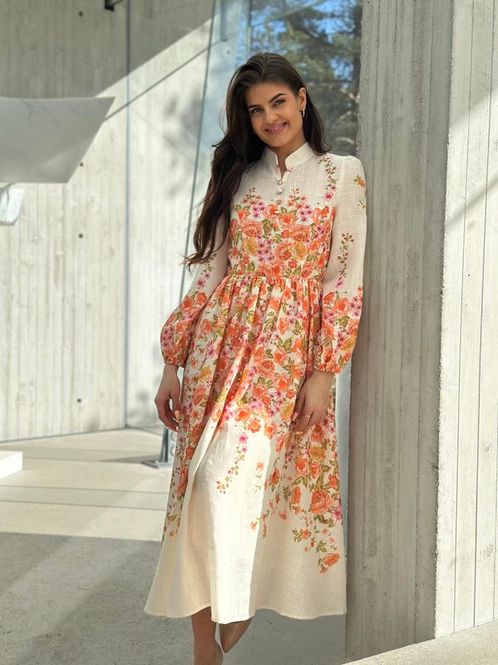 Hovedbilde  Zaria kjole cream 