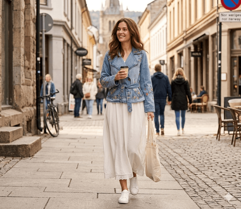 Lecoco Ella Ola jakke med broderier