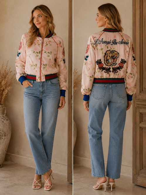 Hovedbilde Soft Rebels bomber jakke tiger