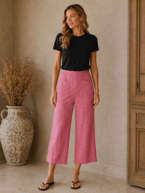 Hovedbilde Cambio culotte bukse rosa