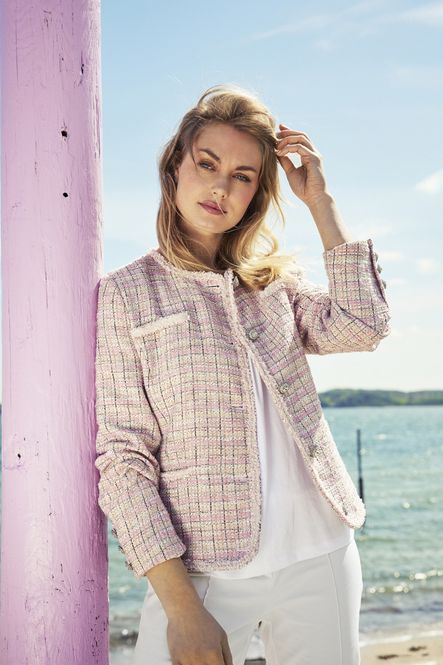 Hovedbilde Rosa tweed blazer